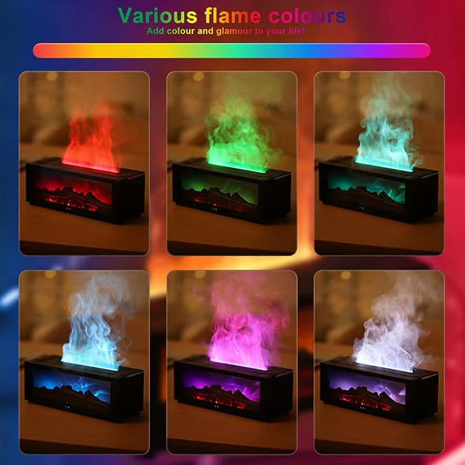 Flame Aroma Diffuser فواحة عطر بتأثير اللهب