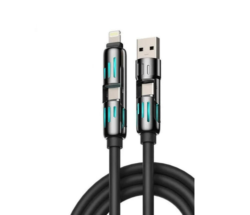 4-in-1 USB Charging Cable كابل شحن USB متعدد 4 في 1