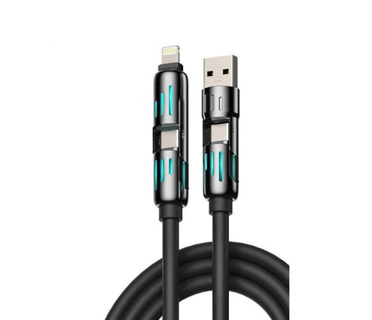 4-in-1 USB Charging Cable كابل شحن USB متعدد 4 في 1
