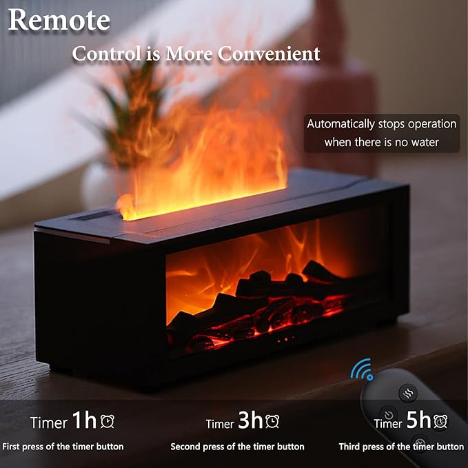 Flame Aroma Diffuser فواحة عطر بتأثير اللهب