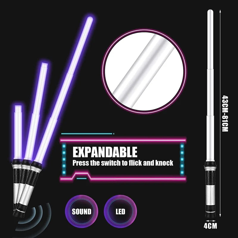 LED Lightsaber Set | مجموعة سيوف الليزر المضيئة