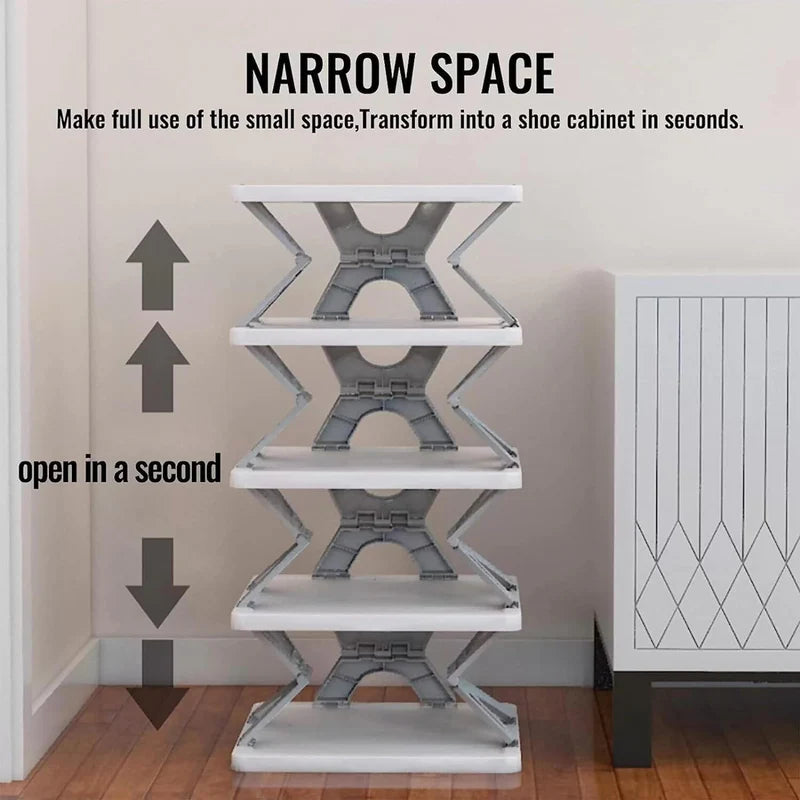 Stackable Shoe Rack رف أحذية قابل للتكديس