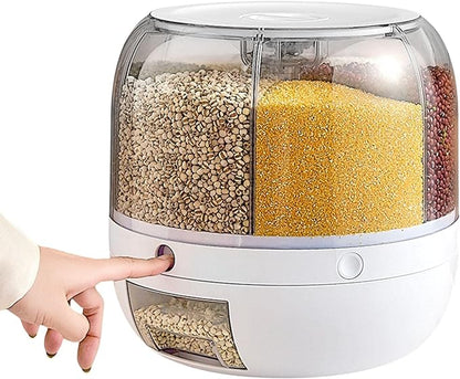 Rotating Food Storage Dispenser موزّع تخزين الطعام الدوّار
